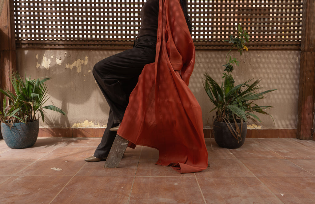 Ember Burnt Orange Kaftan