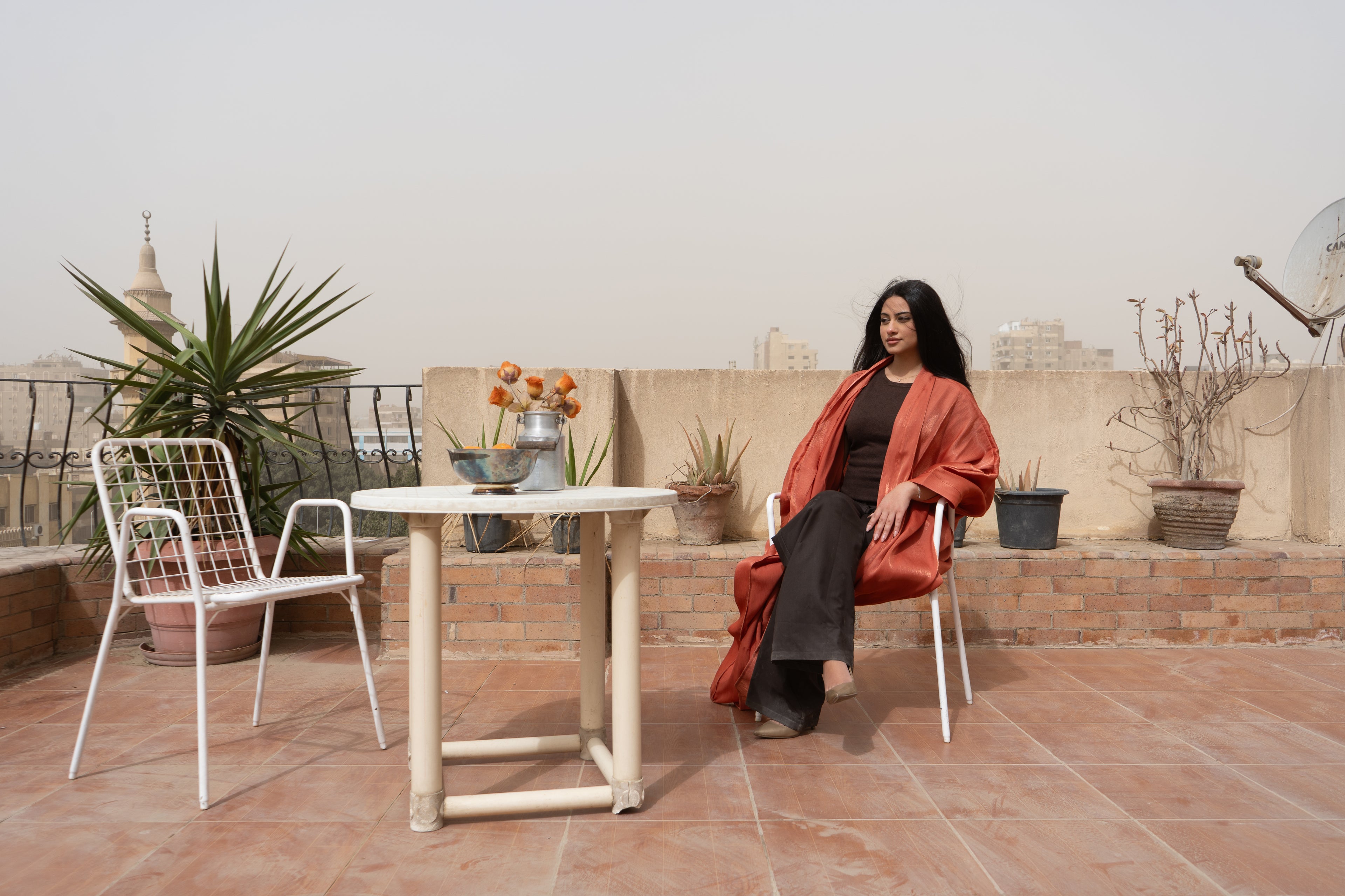 Ember Burnt Orange Kaftan